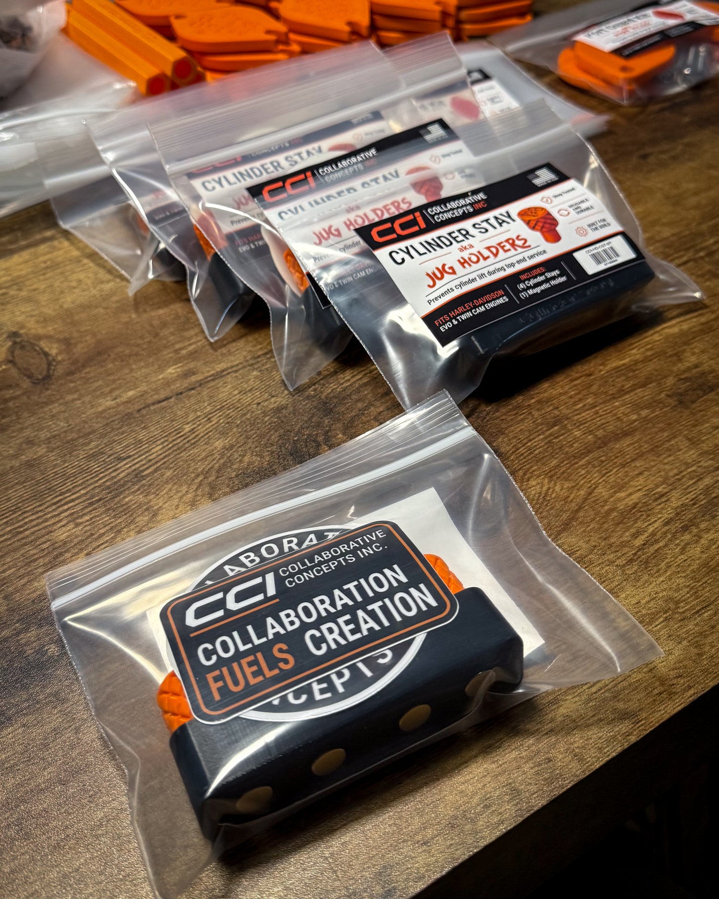 Complete CCI Cylinder Stays kit with magnetic storage holder