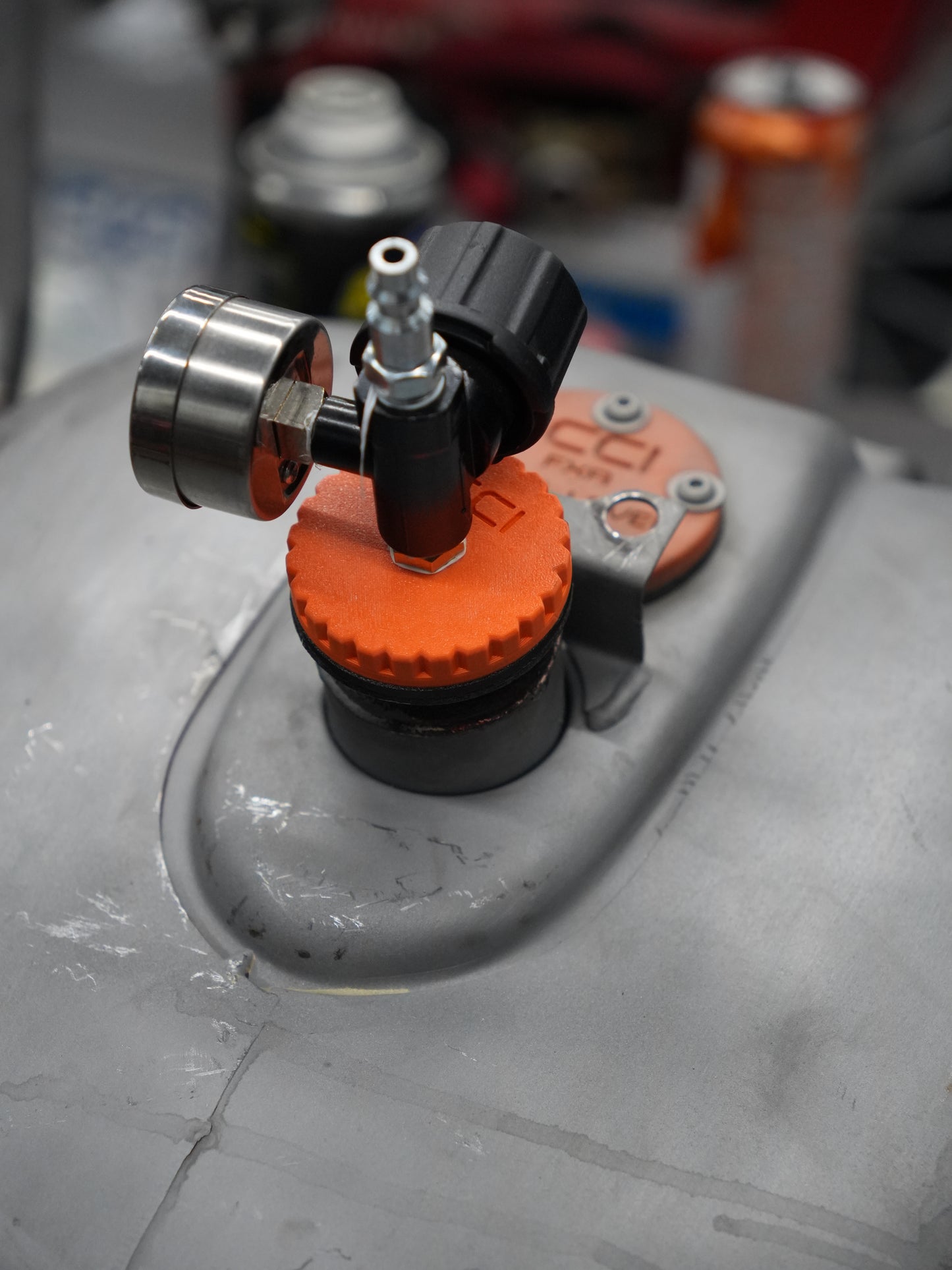 Pressure Test Cap for Harley-Davidson Fuel Tanks