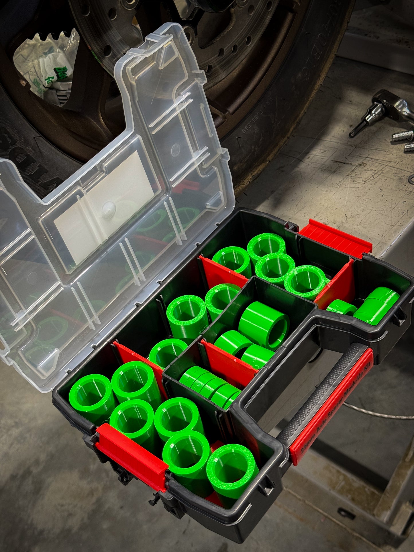 AxleFit - Axle Spacer Mock-Up Kit