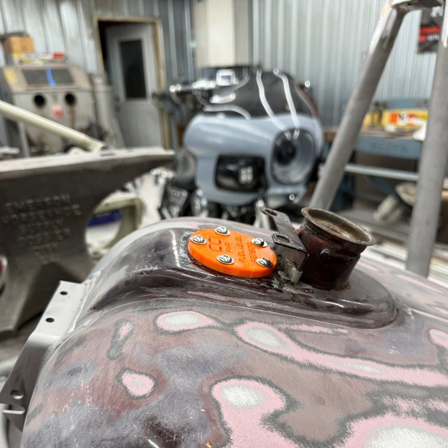 FXR Fuel Level Sending Unit Block-Off Plate Kit