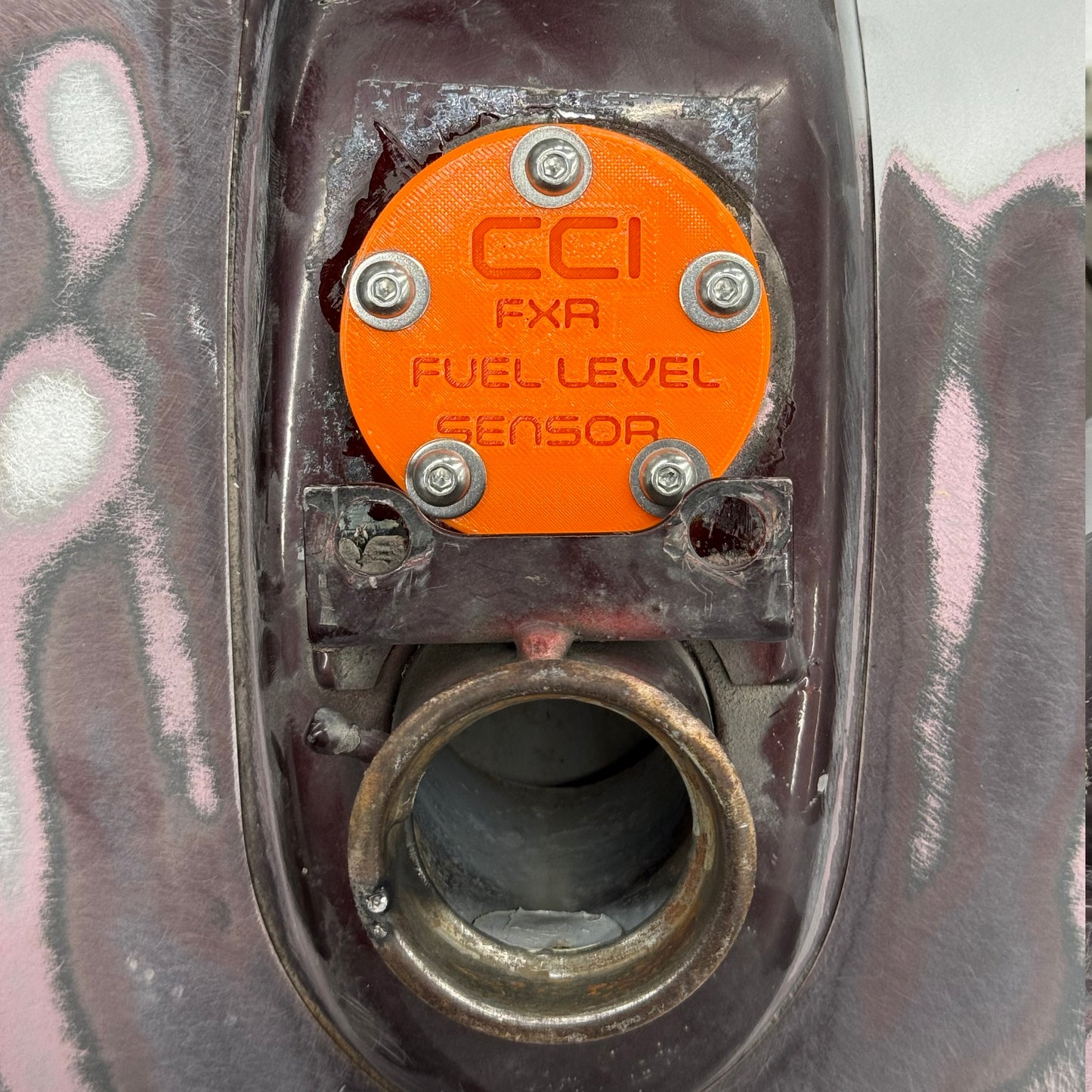 FXR Fuel Level Sending Unit Block-Off Plate Kit