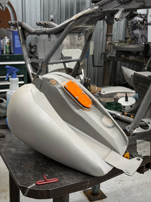 M8 Softail Fuel Pump Flange Block Off Plate