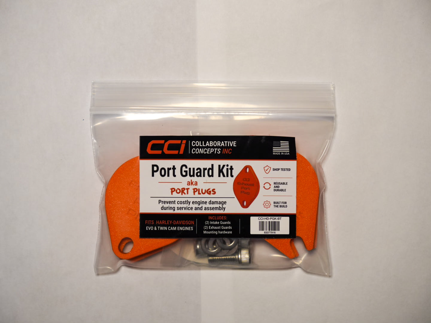 Port Guard Kit packaging with CCI label on a white background